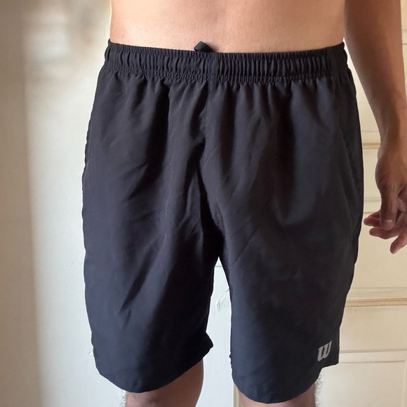Wilson Men's Athletic Black Shorts - Picture 1 of 1
